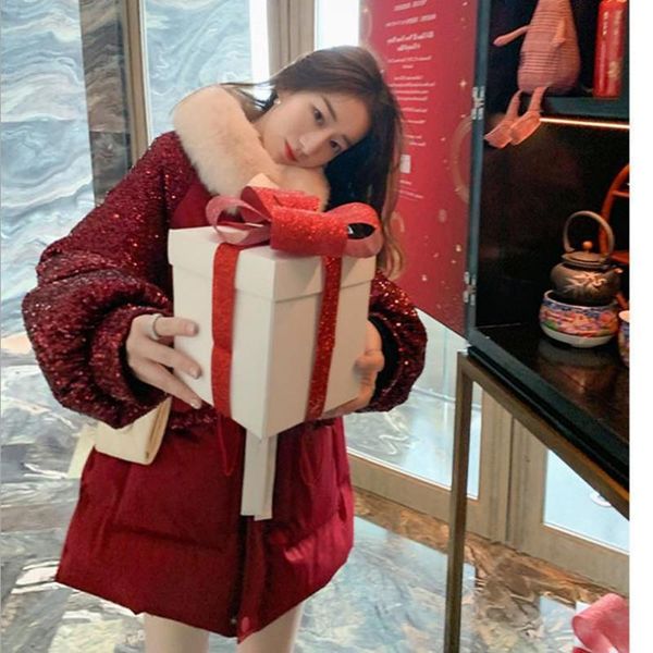 the new winter 2021 down jacket for women korean version of thickened medium and long fashionable loose warm female velvet, Black
the new winter 2021 down jacket for women korean version of thickened medium and long fashionable loose warm female velvet, Black