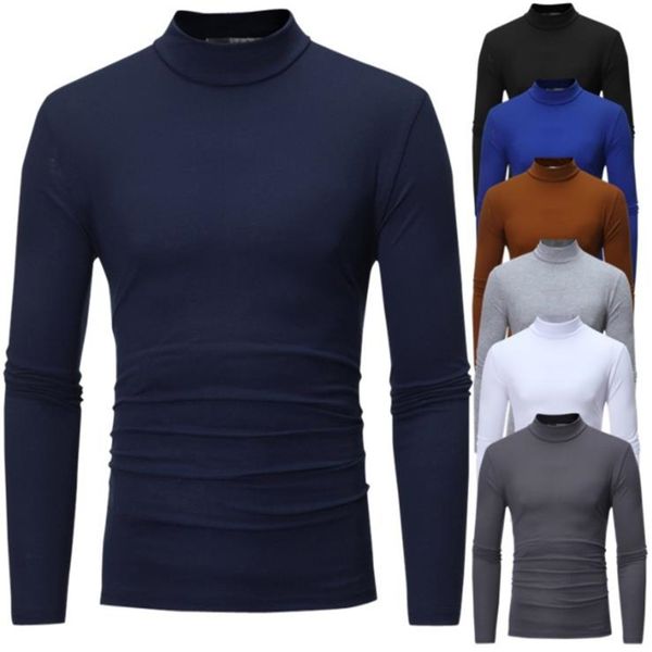 men's high neck sweater, solid color knitted t-shirt, thin elastic, suitable for spring and autumn, White;black
men's high neck sweater, solid color knitted t-shirt, thin elastic, suitable for spring and autumn, White;black