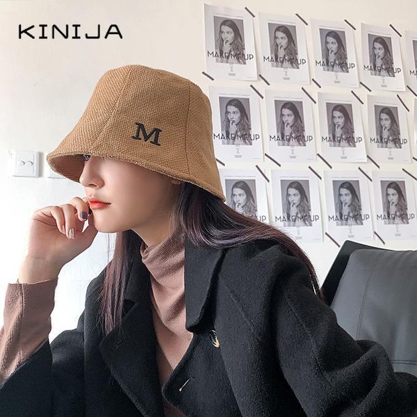 korean women hat autumn winter letter m hat cotton fisherman knitted bucket cap wear resistant bandage panama basin cap1, Blue;gray
korean women hat autumn winter letter m hat cotton fisherman knitted bucket cap wear resistant bandage panama basin cap1, Blue;gray
