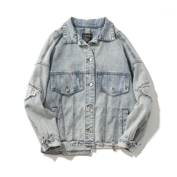 aboorun hi street mens oversized denim jackets retro patchwork ripped jeans jackets hip hop spring autumn coat for male x11291, Black;brown
aboorun hi street mens oversized denim jackets retro patchwork ripped jeans jackets hip hop spring autumn coat for male x11291, Black;brown