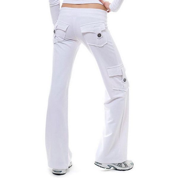 women 2020 pants gym fitness elastic waist button pockets sweatpants classic exercise running loose long trousers 1020, Black;white
women 2020 pants gym fitness elastic waist button pockets sweatpants classic exercise running loose long trousers 1020, Black;white