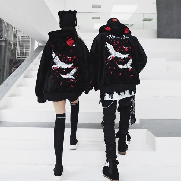 spring japanese style crane embroidery hoodie oversized hip hop cotton casual harajuku sweatshirt lj201222, Black
spring japanese style crane embroidery hoodie oversized hip hop cotton casual harajuku sweatshirt lj201222, Black