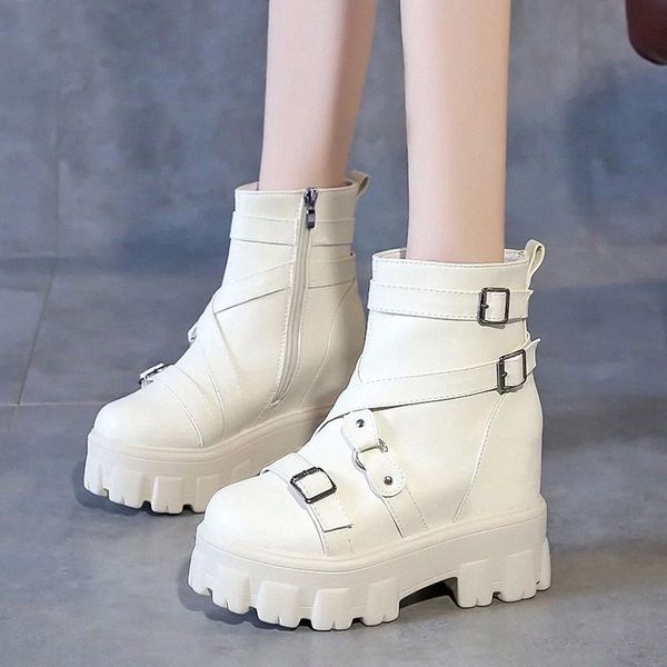 lucyever black white chunky ankle boots for women fashion double buckle hidden heel wedges shoes woman platform motorcycle boots #kk6v
lucyever black white chunky ankle boots for women fashion double buckle hidden heel wedges shoes woman platform motorcycle boots #kk6v