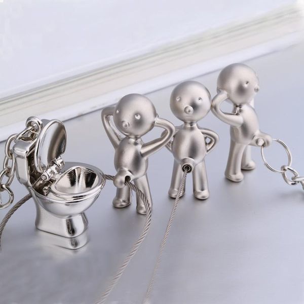 closestool car key chain funny matal pee boy toilet keychain cpam key ring surprise spoof gift children boyfriend1, Silver
closestool car key chain funny matal pee boy toilet keychain cpam key ring surprise spoof gift children boyfriend1, Silver