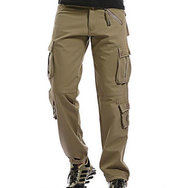 2021 men's casual winter cargo pants, general multi-pocket, outdoor pants plus size 28-40. frit, Black 
2021 men's casual winter cargo pants, general multi-pocket, outdoor pants plus size 28-40. frit, Black