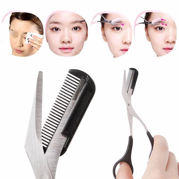 women stainless steel eyebrow shaping cut scissors comb beauty tool shaver makeup tools hair ne wmtixf
women stainless steel eyebrow shaping cut scissors comb beauty tool shaver makeup tools hair ne wmtixf