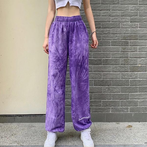 Tie Dye Letter Embroidery Loose Casual Sweat Pants Women High Waist Joggers Harajuku Hip Hop Trouser, Black;white
Tie Dye Letter Embroidery Loose Casual Sweat Pants Women High Waist Joggers Harajuku Hip Hop Trouser, Black;white