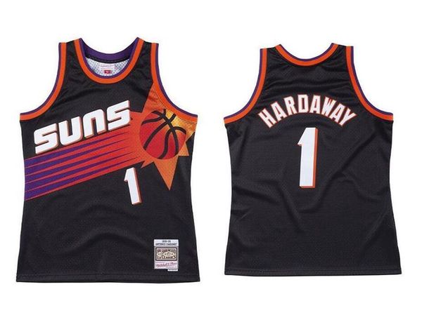 men's basketball phoenix suns 1 anfernee hardaway mitchell & ness 1999-20 hardwoods classics authentic jersey, Black;red
men's basketball phoenix suns 1 anfernee hardaway mitchell & ness 1999-20 hardwoods classics authentic jersey, Black;red