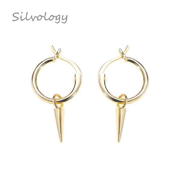 hoop & huggie silvology 925 sterling silver geometric cone earrings fashion texture 2021 female korea gold hiphop jewelry gift, Golden;silver
hoop & huggie silvology 925 sterling silver geometric cone earrings fashion texture 2021 female korea gold hiphop jewelry gift, Golden;silver