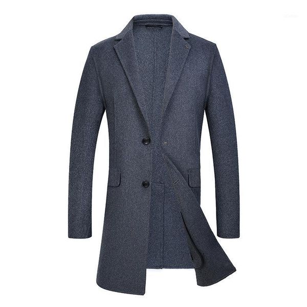autumn / winter 2020 double faced woolen coat men's cashmere coat woolen windbreaker middle aged long men's1, Black
autumn / winter 2020 double faced woolen coat men's cashmere coat woolen windbreaker middle aged long men's1, Black