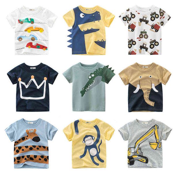 t shirt cartoon animals baby kids boys girls children cotton short sleeves summer clothing lion monkey print tee red car toddler g1224, Blue
t shirt cartoon animals baby kids boys girls children cotton short sleeves summer clothing lion monkey print tee red car toddler g1224, Blue