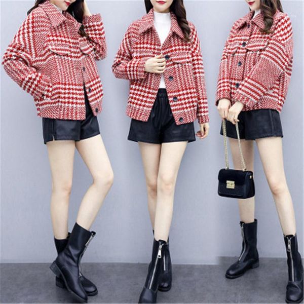 short woolen coat women's 2021 autumn winter fashion new single-breasted long-sleeved elegant ladies slim woolen coat 1351, Black
short woolen coat women's 2021 autumn winter fashion new single-breasted long-sleeved elegant ladies slim woolen coat 1351, Black
