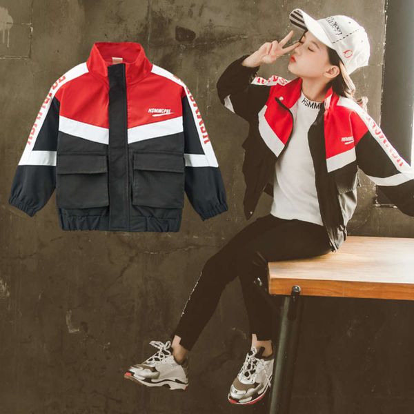 foreign new clothing sle 2020 middle school girls autumn et children's korean zipper shirt, Black
foreign new clothing sle 2020 middle school girls autumn et children's korean zipper shirt, Black