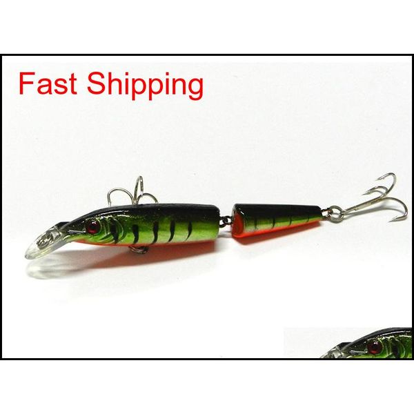2 sections fishing minnow lure artificial bait with treble hooks 10.5cm 9.6g plastic hard bai qylwzd yh_pack
2 sections fishing minnow lure artificial bait with treble hooks 10.5cm 9.6g plastic hard bai qylwzd yh_pack