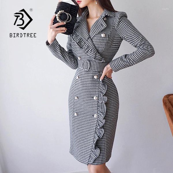 new women slim plaid trench dresses notched double breasted ruffles bodycon blazer dress with belt elegant office lady d86003f1, Tan;black
new women slim plaid trench dresses notched double breasted ruffles bodycon blazer dress with belt elegant office lady d86003f1, Tan;black
