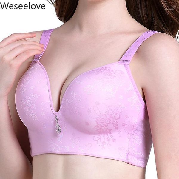 summer large size bra women flower seamless wireless plus size bra 100c 105d comfortable and decompression push up underwear e901, Red;black
summer large size bra women flower seamless wireless plus size bra 100c 105d comfortable and decompression push up underwear e901, Red;black