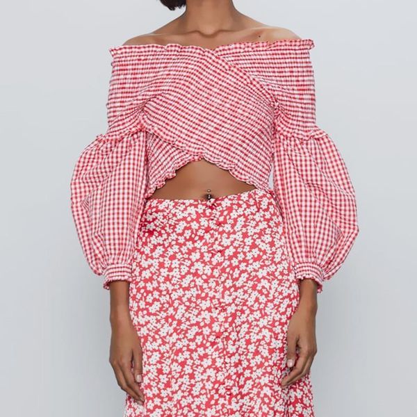 za летняя блузка женщины 2020 puff с длинным рукавом с плеча sexy backless короткие рубашки элегантные блузки асимметричных hem женские, White
za летняя блузка женщины 2020 puff с длинным рукавом с плеча sexy backless короткие рубашки элегантные блузки асимметричных hem женские, White