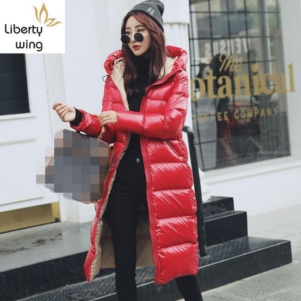 thick medium length straight womens down coats korean winter warm long sleeve zipper casual female hooded overcoats streetwear, Black
thick medium length straight womens down coats korean winter warm long sleeve zipper casual female hooded overcoats streetwear, Black