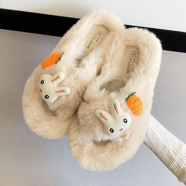 winter house fur slippers women warm cotton shoes cute cartoon carrot indoor bedroom non-slip ladies furry slides1, Black
winter house fur slippers women warm cotton shoes cute cartoon carrot indoor bedroom non-slip ladies furry slides1, Black