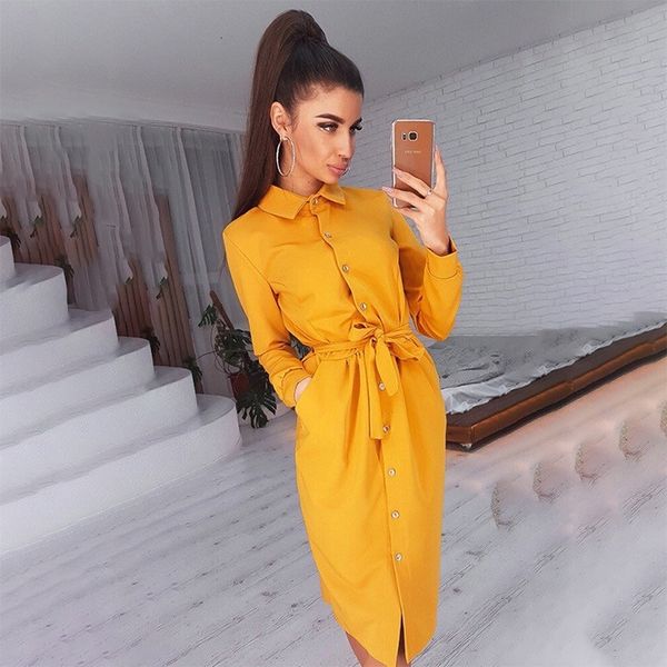 2021 new long sleeve turn-down collar single-breasted with belt knee-length shirt women autumn winter elegant casual es pc9i, Black;gray
2021 new long sleeve turn-down collar single-breasted with belt knee-length shirt women autumn winter elegant casual es pc9i, Black;gray