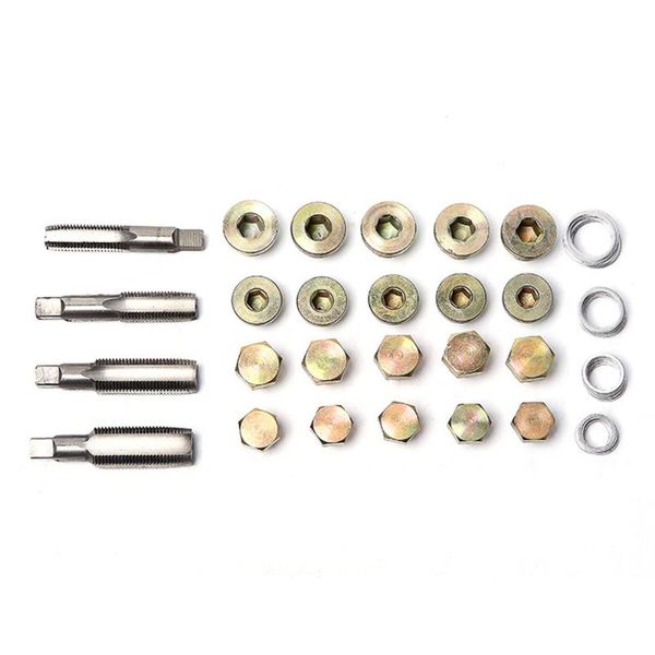 professional hand tool sets 64pcs/114pcs set oil pan thread repair held automotive crankcase gearbox drain plug kit
professional hand tool sets 64pcs/114pcs set oil pan thread repair held automotive crankcase gearbox drain plug kit