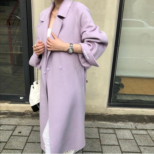 women's big notch lapel double breasted mid-long coat new arrival autumn and winter sashes woolen outerwearx1020, Black
women's big notch lapel double breasted mid-long coat new arrival autumn and winter sashes woolen outerwearx1020, Black