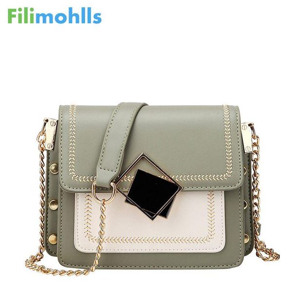 chain pu leather crossbody bags for women 2020 small shoulder messenger bag special lock design female travel handbags s1949
chain pu leather crossbody bags for women 2020 small shoulder messenger bag special lock design female travel handbags s1949