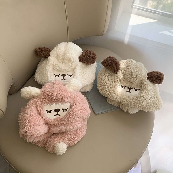 hat three dimensional cartoon animal children's imitation lamb boys and girls cute bib autumn winter scarf one cap, Red;brown
hat three dimensional cartoon animal children's imitation lamb boys and girls cute bib autumn winter scarf one cap, Red;brown
