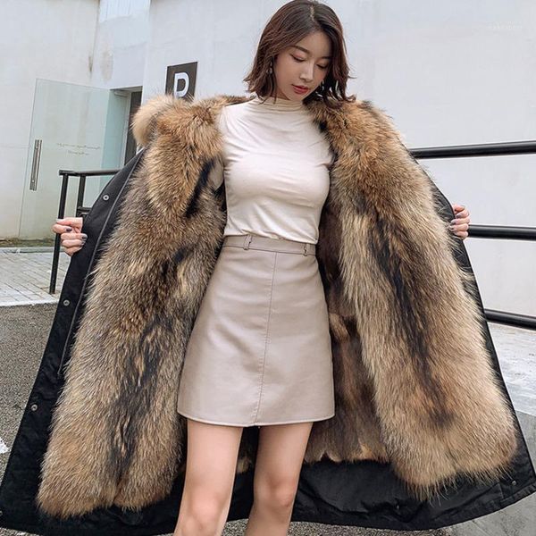 2021 mulher parkas removable raccoon hair liner thicken womens faux fur plus size coats winter warm furry fashion puffer jackets1, Black
2021 mulher parkas removable raccoon hair liner thicken womens faux fur plus size coats winter warm furry fashion puffer jackets1, Black