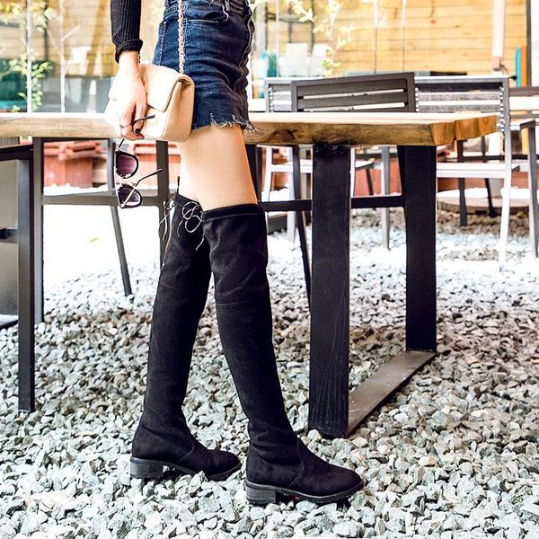 taomengsi 2020 new winter boots black solid round hollow bandage and antiskid sleeve with thick boots
taomengsi 2020 new winter boots black solid round hollow bandage and antiskid sleeve with thick boots