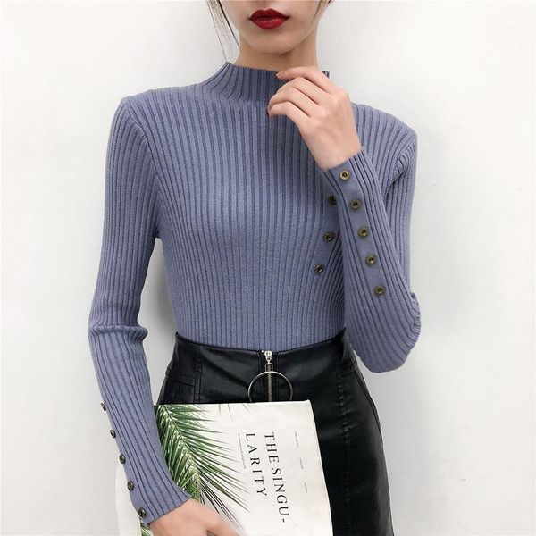 women's sweaters women sweater for autumn and winter 2021 black long-sleeve knitwear women's casual button solid white 08281, White;black
women's sweaters women sweater for autumn and winter 2021 black long-sleeve knitwear women's casual button solid white 08281, White;black