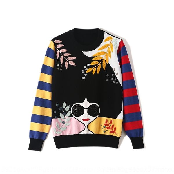 umcj3 autumn 2020 new branch sweater heavy industry pullover matching nail bead long sleeve pulloversweater color pullover women's embr, White;black
umcj3 autumn 2020 new branch sweater heavy industry pullover matching nail bead long sleeve pulloversweater color pullover women's embr, White;black