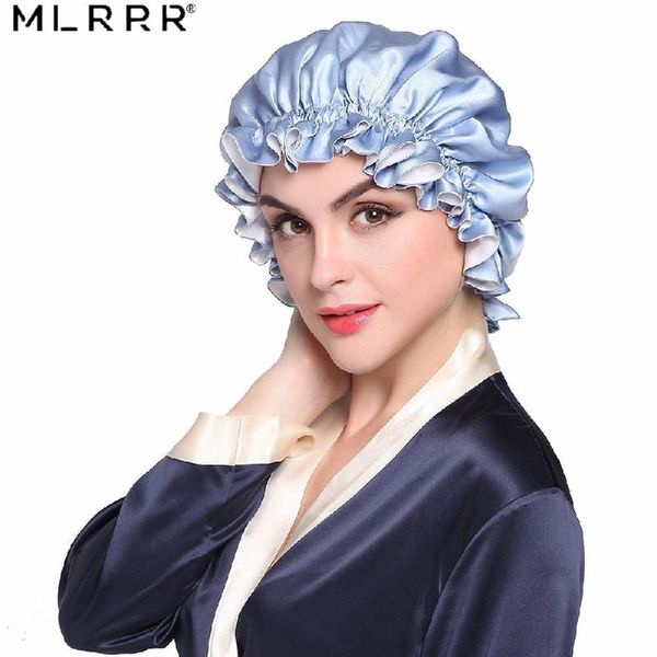 beanie/skull caps mlrrr 100% silk 19 momme hair headwear double-layers nightcap multicolor, Blue;gray
beanie/skull caps mlrrr 100% silk 19 momme hair headwear double-layers nightcap multicolor, Blue;gray