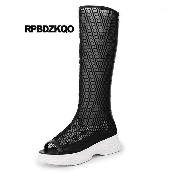 black white platform boots open toe flatform summer wedge mesh muffin shoes sandals women casual sneakers cut out knee high peep1
black white platform boots open toe flatform summer wedge mesh muffin shoes sandals women casual sneakers cut out knee high peep1
