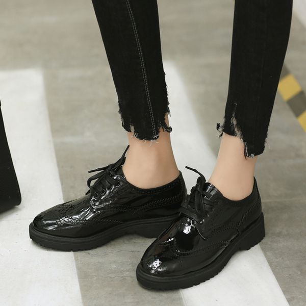 2020 leather female oxford stilettos lady brogues vintage british college shoes casual for black woman 65yk
2020 leather female oxford stilettos lady brogues vintage british college shoes casual for black woman 65yk