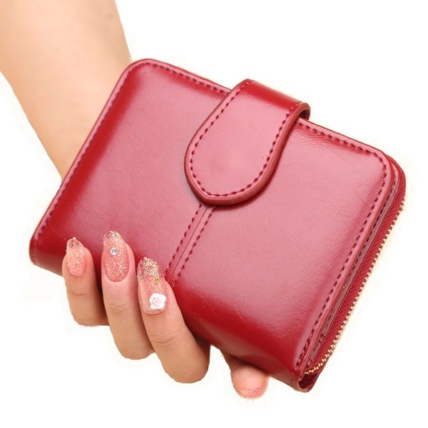 new short type zipper hasp women pu leather wallet coin pocket female fashion pure color card holder purse, Red;black
new short type zipper hasp women pu leather wallet coin pocket female fashion pure color card holder purse, Red;black