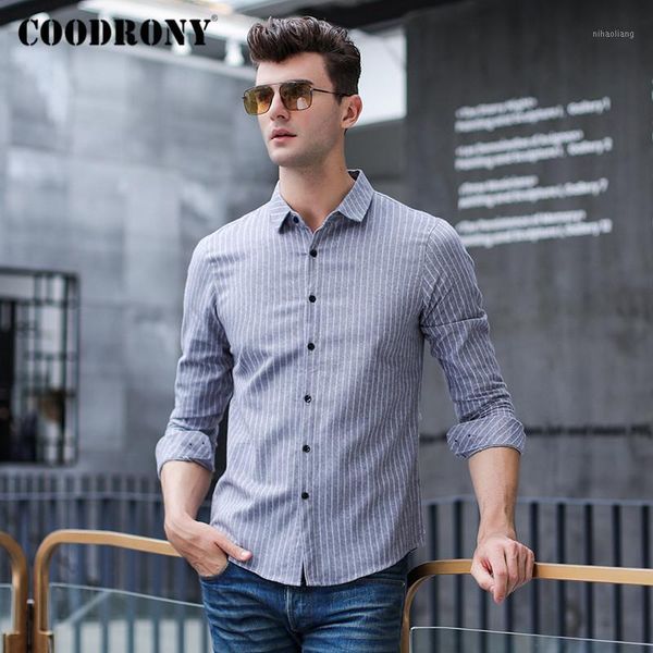coodrony brand 100% cotton long sleeve shirt men spring autumn fashion stripe mens shirts business casual camisa masculina c60051, White;black
coodrony brand 100% cotton long sleeve shirt men spring autumn fashion stripe mens shirts business casual camisa masculina c60051, White;black