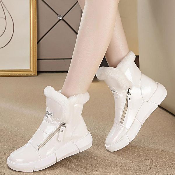 mid-tube snow boots women 2020 winter new non-slip flat women's boots thick bottom casual side zipper cotton, Black
mid-tube snow boots women 2020 winter new non-slip flat women's boots thick bottom casual side zipper cotton, Black