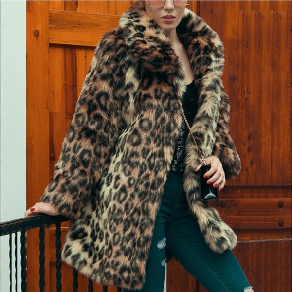 s/6xl female warm leopard-print artificial fur jackets large size fashion womens fake fur coats colete de pelo new d437, Black
s/6xl female warm leopard-print artificial fur jackets large size fashion womens fake fur coats colete de pelo new d437, Black