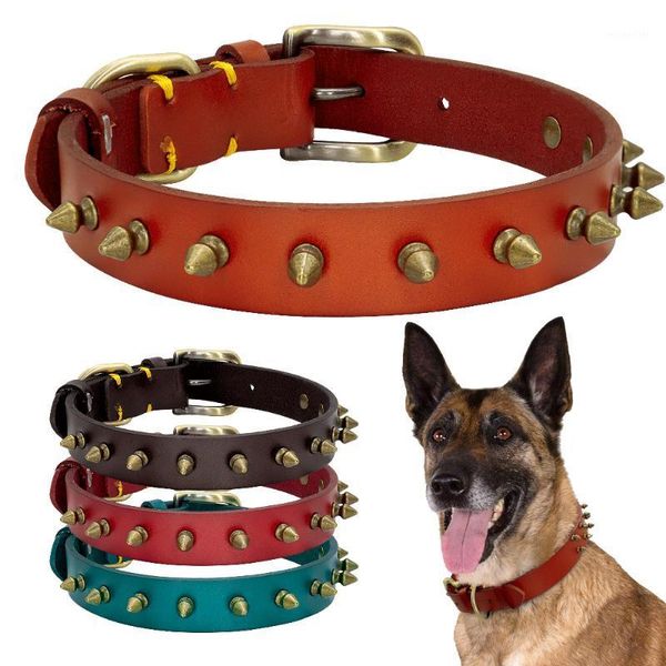 dog collars & leashes leather spiked studded collar durable pet pitbull german shepherd puppy for small medium large dogs1
dog collars & leashes leather spiked studded collar durable pet pitbull german shepherd puppy for small medium large dogs1
