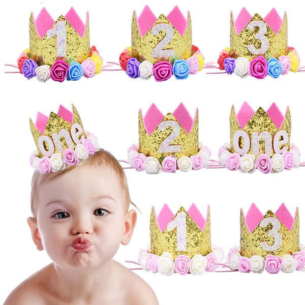 1pc first party hat mini flower crown cap 1 2 3 years happy birthday baby shower decoration newborn toddler headwear
1pc first party hat mini flower crown cap 1 2 3 years happy birthday baby shower decoration newborn toddler headwear