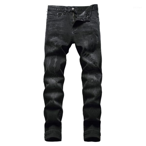men's jeans men's number embroidery black stretch denim trendy slim straight pants trousers1, Blue
men's jeans men's number embroidery black stretch denim trendy slim straight pants trousers1, Blue