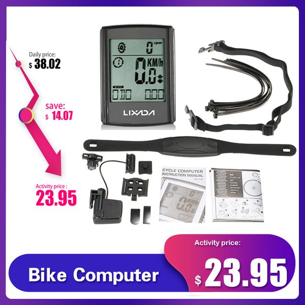 lixada wireless bicycle computer bike odometer speedometer lcd display 3 in 1 cycling computer with cadence heart rate monitor
lixada wireless bicycle computer bike odometer speedometer lcd display 3 in 1 cycling computer with cadence heart rate monitor