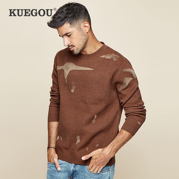 kuegou autumn winter men sweater warmknitted fashion knitwear caramel color leisure loose sweaters plus size bz-12393 q1113, White;black
kuegou autumn winter men sweater warmknitted fashion knitwear caramel color leisure loose sweaters plus size bz-12393 q1113, White;black