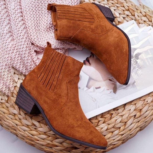 leather boots women genuine pointed toe mid heel ankle boots thick square heel slip on western cowboy women 2020 new, Black
leather boots women genuine pointed toe mid heel ankle boots thick square heel slip on western cowboy women 2020 new, Black
