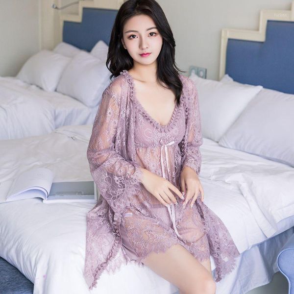 fdfklak lace night dress sets nightgown summer silk long lingerie femme nightwear two piece robe set plus size -xxl q13641, Black;red
fdfklak lace night dress sets nightgown summer silk long lingerie femme nightwear two piece robe set plus size -xxl q13641, Black;red