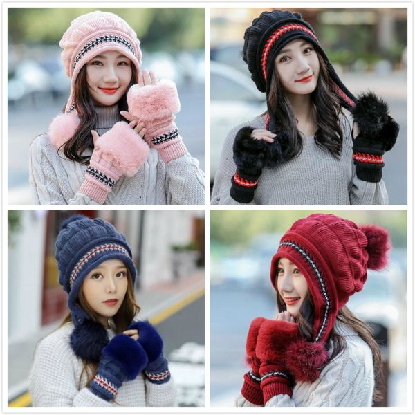 1 set=2pcs winter knit hat set skull caps gloves 2-piece suit thick wool women beanie sets solid slouchy caps warm outdoor hat, Blue;gray
1 set=2pcs winter knit hat set skull caps gloves 2-piece suit thick wool women beanie sets solid slouchy caps warm outdoor hat, Blue;gray