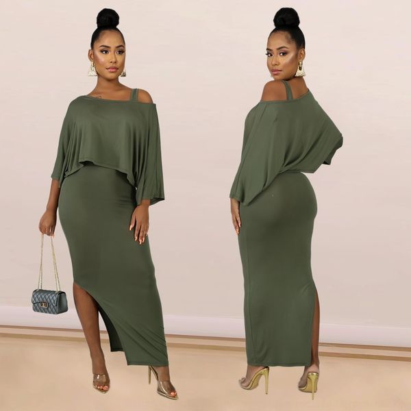 qhjmk colorshoulder sh7142 women's solid split new set new sh7142 women's solid colorshoulder set body body skirt skirt split se0l, Gray
qhjmk colorshoulder sh7142 women's solid split new set new sh7142 women's solid colorshoulder set body body skirt skirt split se0l, Gray