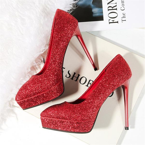 2020 women extreme 12.5cm heel high stiletto glitter pumps escarpins female valentine scarpins wedding red sequins shoes, Black
2020 women extreme 12.5cm heel high stiletto glitter pumps escarpins female valentine scarpins wedding red sequins shoes, Black