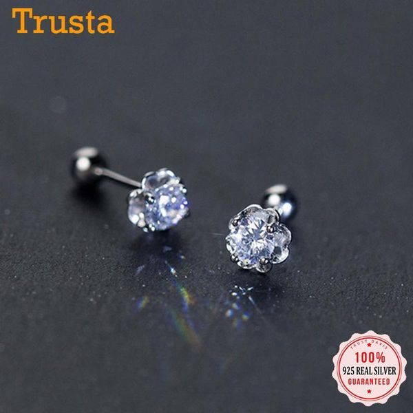 trustdavis real 925 sterling silver fashion flower dazzling cz screw stud earrings for women wedding party s925 jewelry da3005, Golden;silver
trustdavis real 925 sterling silver fashion flower dazzling cz screw stud earrings for women wedding party s925 jewelry da3005, Golden;silver